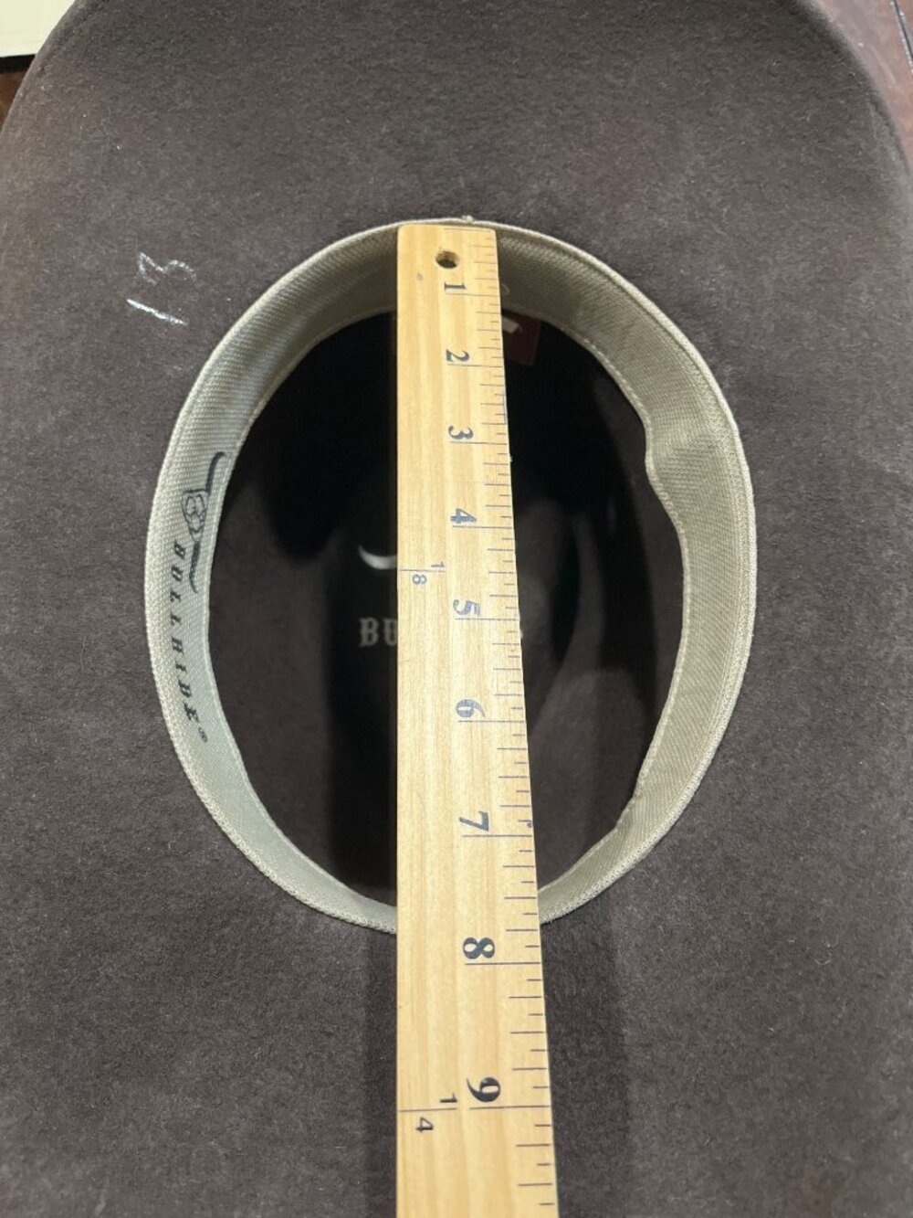 Bullhide Get Along Wool Felt Cowboy Hat Size M Western Beaded Band - Picture 13 of 13